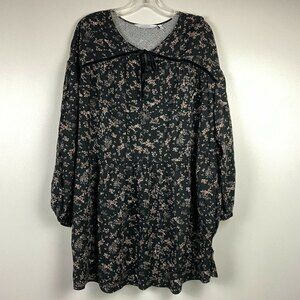 & Other Stories Relaxed A-Line Balloon Sleeve Mini Dress Babydoll Cottagecore 6